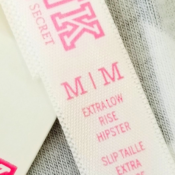 Victoria's Secret PINK Vintage Fashionshow Cotton Glitter Stars Panty NWT - Picture 11 of 12